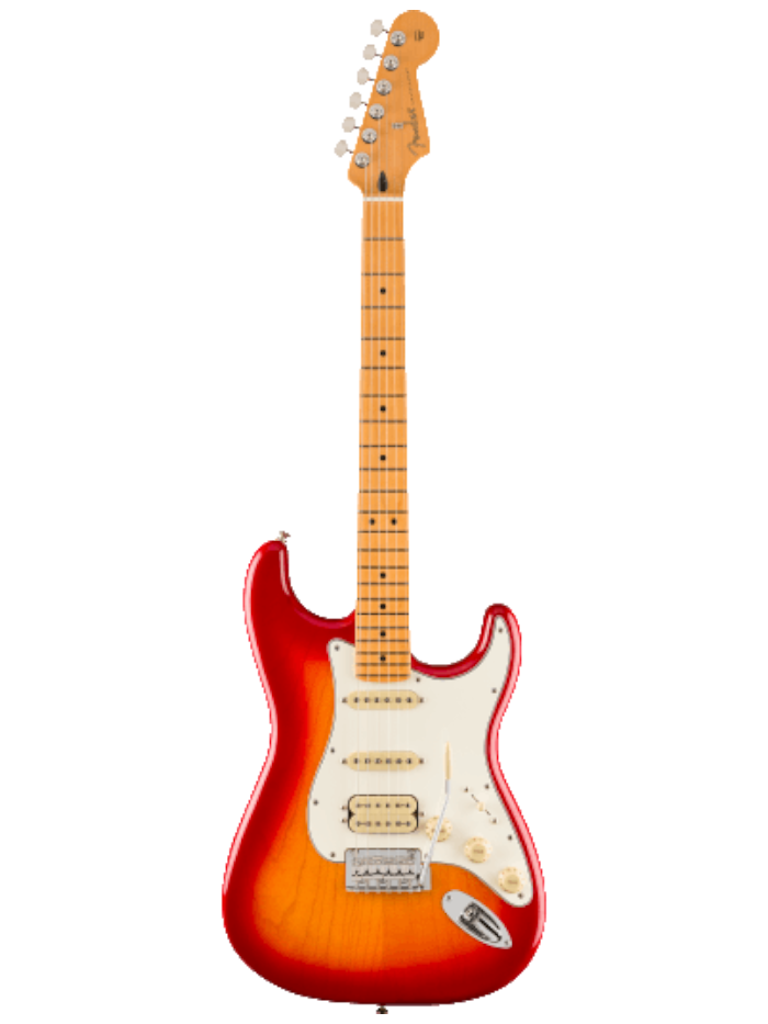 Электрогитара Fender Player II Stratocaster HSS MN Aged Cherry Burst — общий вид