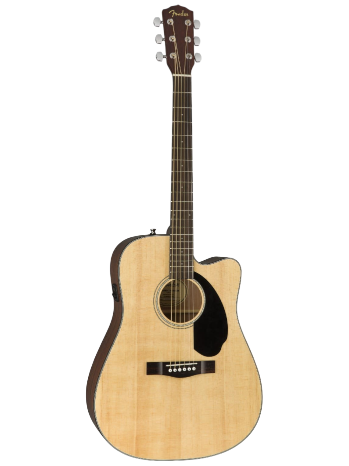 Электроакустическая гитара Fender CD-60SCE Natural — общий вид
