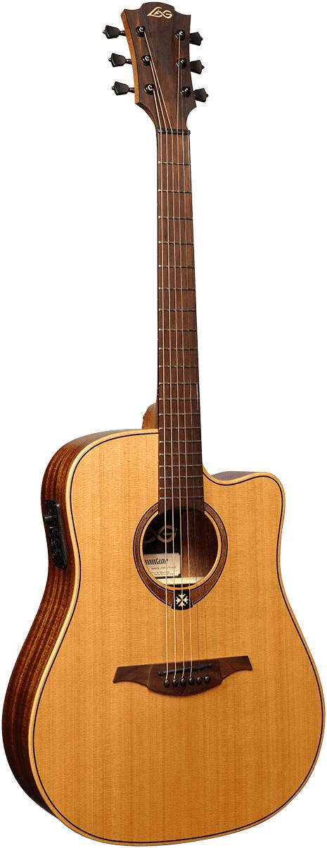 Электроакустическая гитара Lag T-170D CE — корпус и детали
