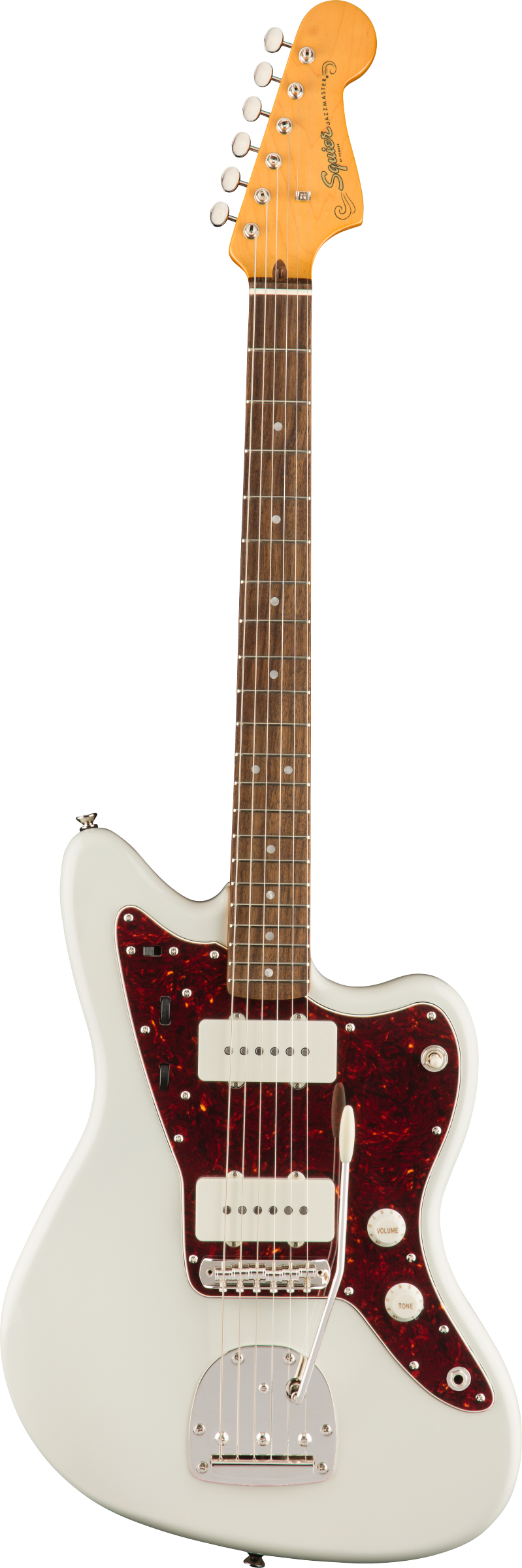 Электрогитара Squier Classic Vibe '60s Jazzmaster Olympic White — корпус и детали