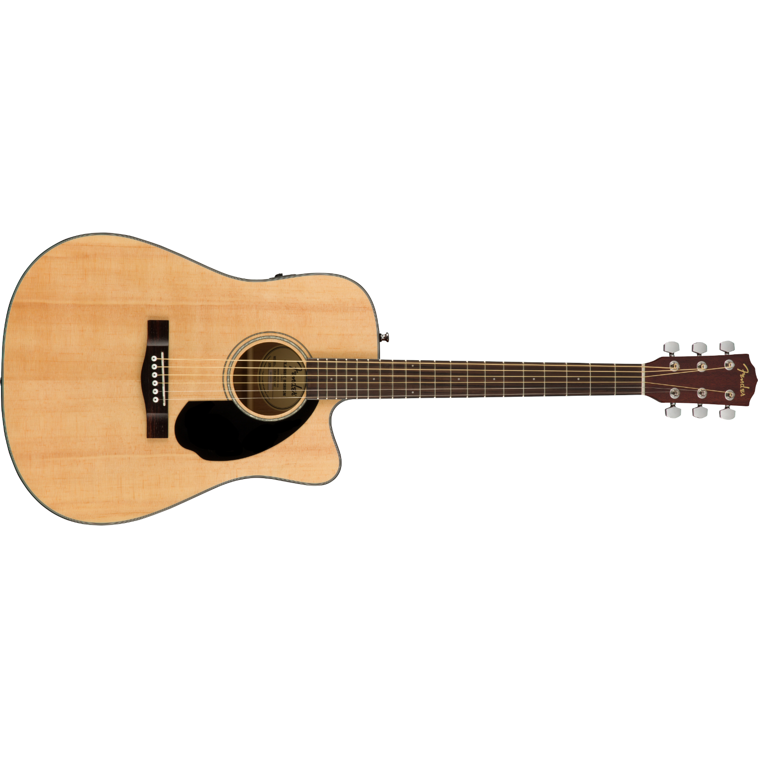 Электроакустическая гитара Fender CD-60SCE Natural — корпус и детали - фото 1