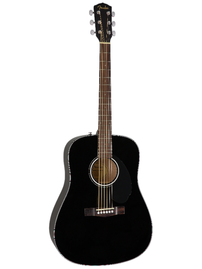 Акустическая гитара Fender CD-60S Black — общий вид