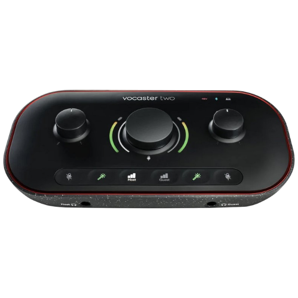 USB-аудиоинтерфейс Focusrite Vocaster Two — общий вид