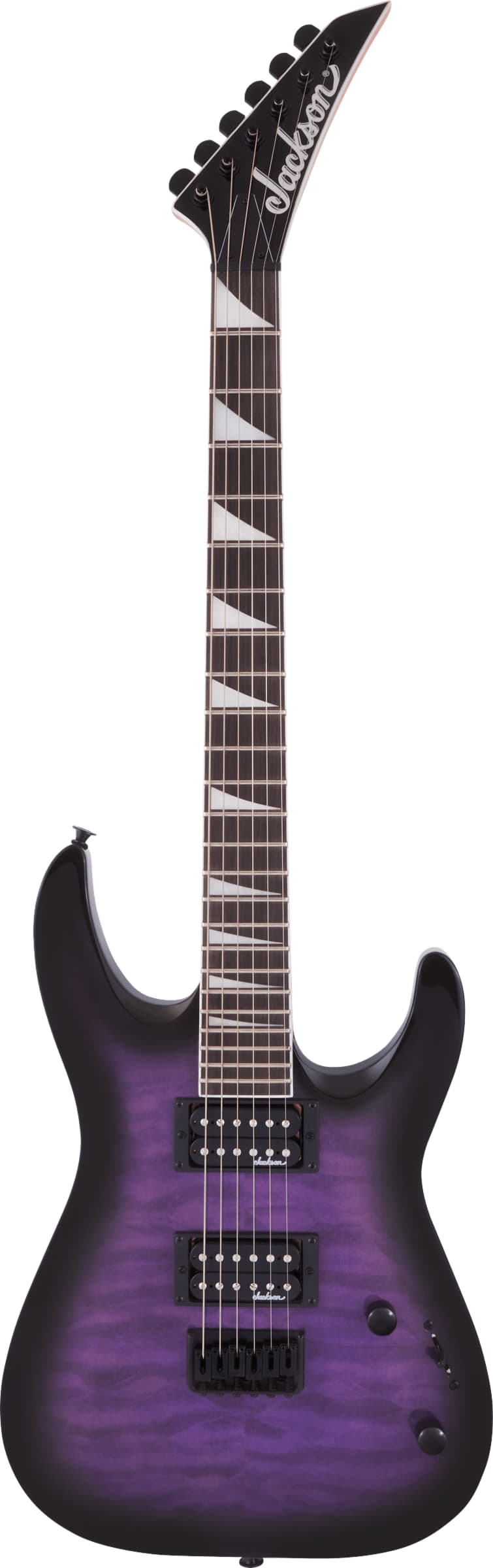 Электрогитара Jackson JS32Q Dinky DKA HT Purple Burst — корпус и детали
