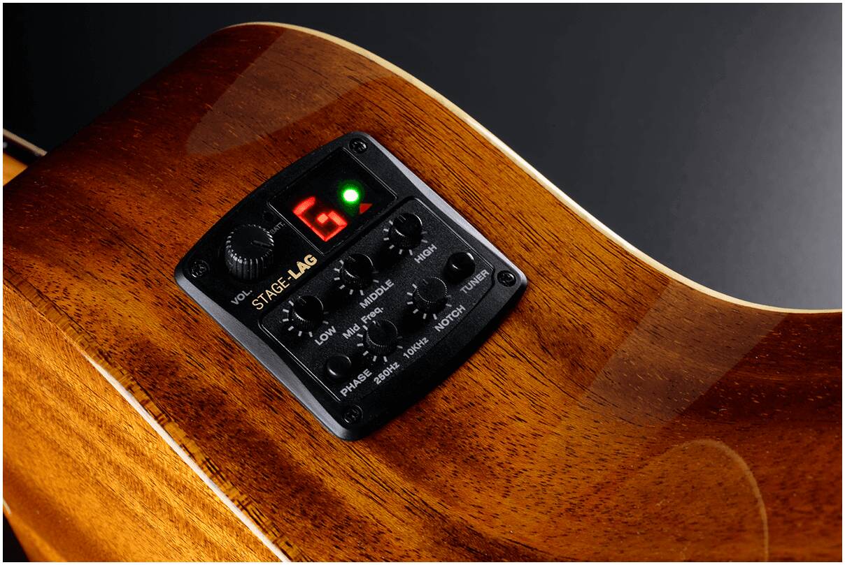 Электроакустическая гитара Lag T-88A CE — корпус и детали - фото 4