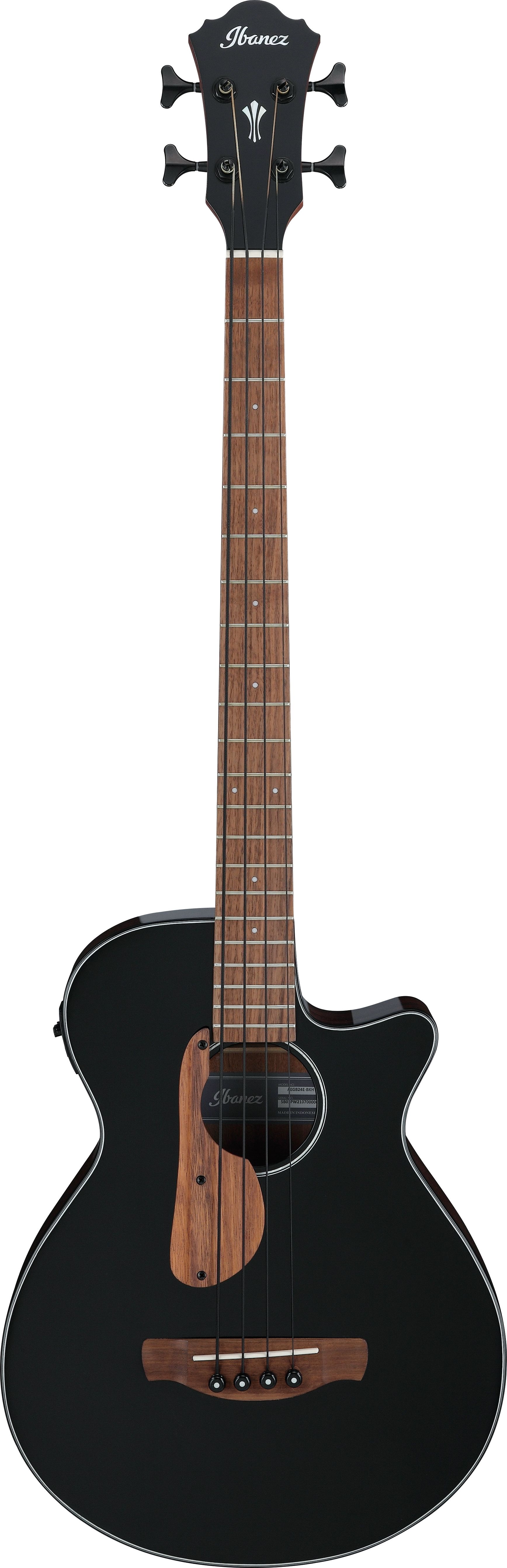 Электроакустическая бас-гитара Ibanez AEGB24E-BKH — корпус и детали