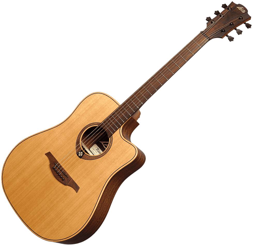 Электроакустическая гитара Lag T-170D CE — корпус и детали - фото 3