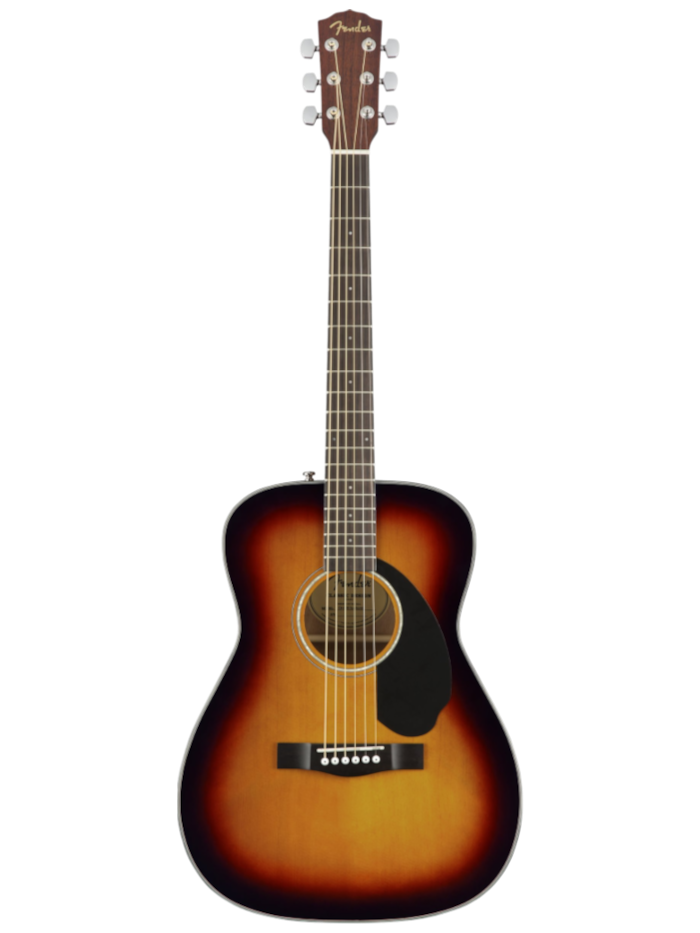 Акустическая гитара Fender CC-60S Sunburst — общий вид