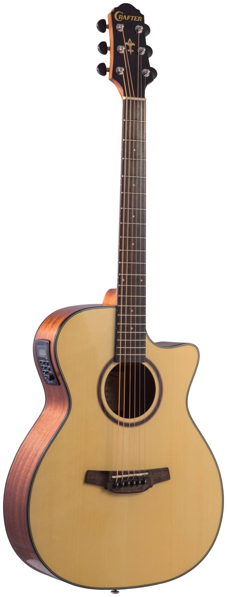 Электроакустическая гитара Crafter HT-250 CE/N — корпус и детали - фото 1