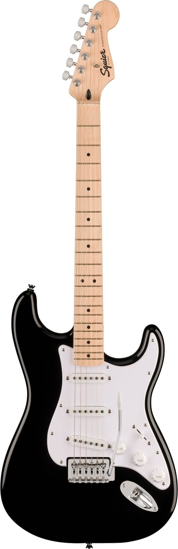 Электрогитара Squier Sonic Stratocaster Black — корпус и детали