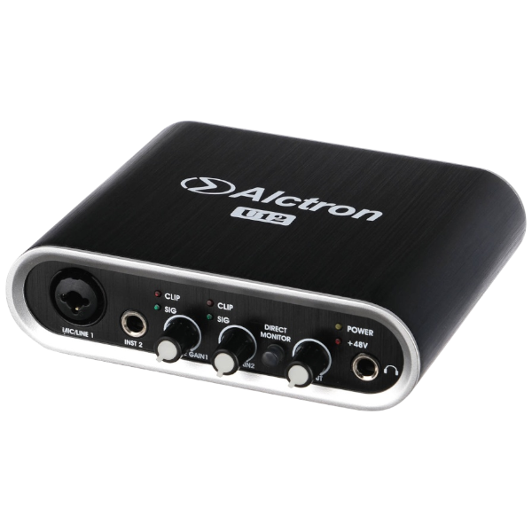USB-аудиоинтерфейс Alctron U12 BK — общий вид