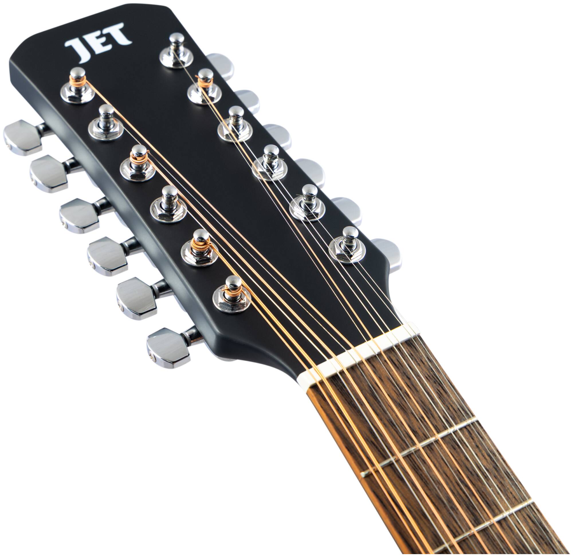 Акустическая гитара Jet JD-255/12 BKS — корпус и детали - фото 5