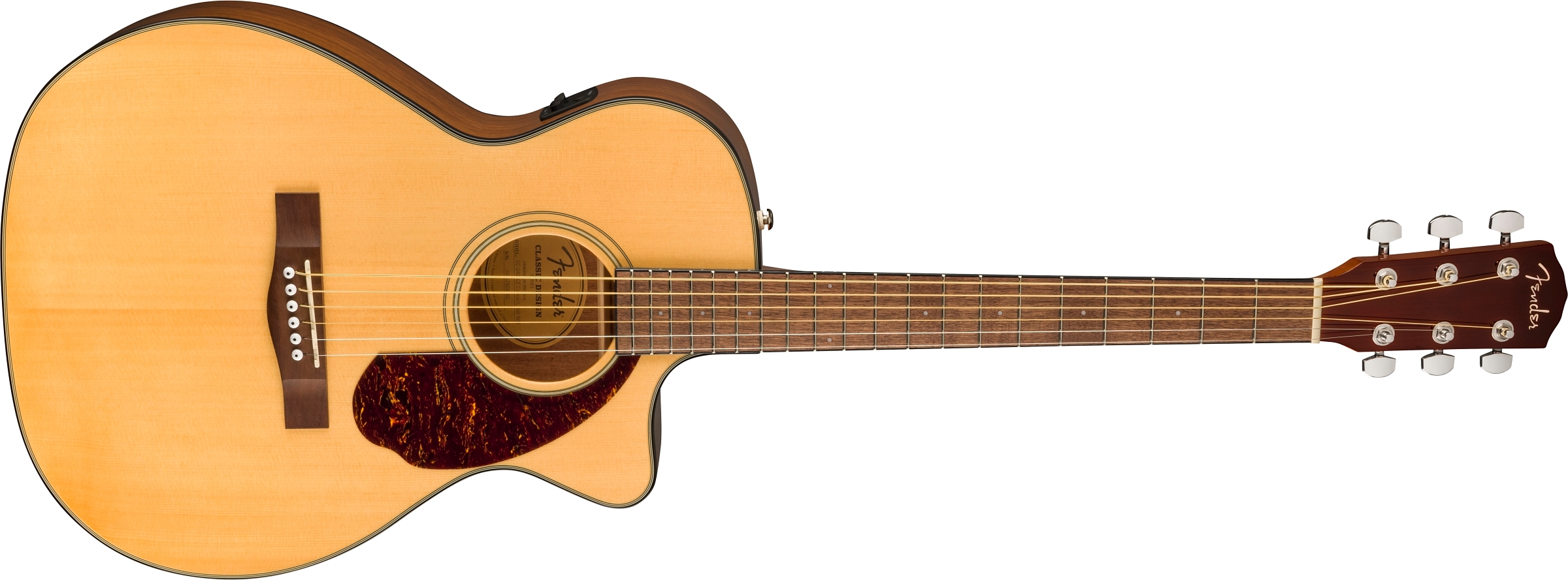 Электроакустическая гитара Fender CC-140SCE Natural — корпус и детали - фото 6