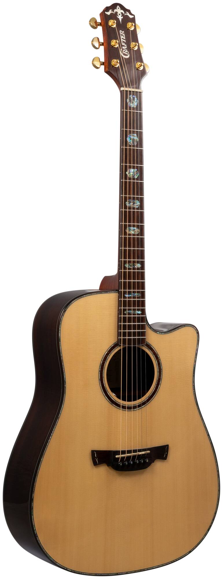 Электроакустическая гитара Crafter SRP D -36ce — корпус и детали - фото 3