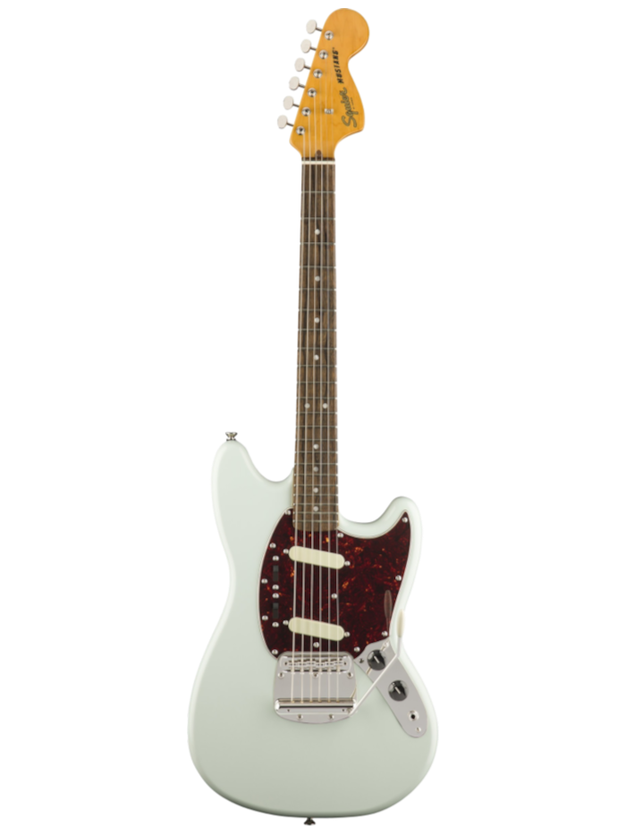 Бас-гитара Squier Classic Vibe '60s Mustang Bass LRL Sonic Blue — общий вид