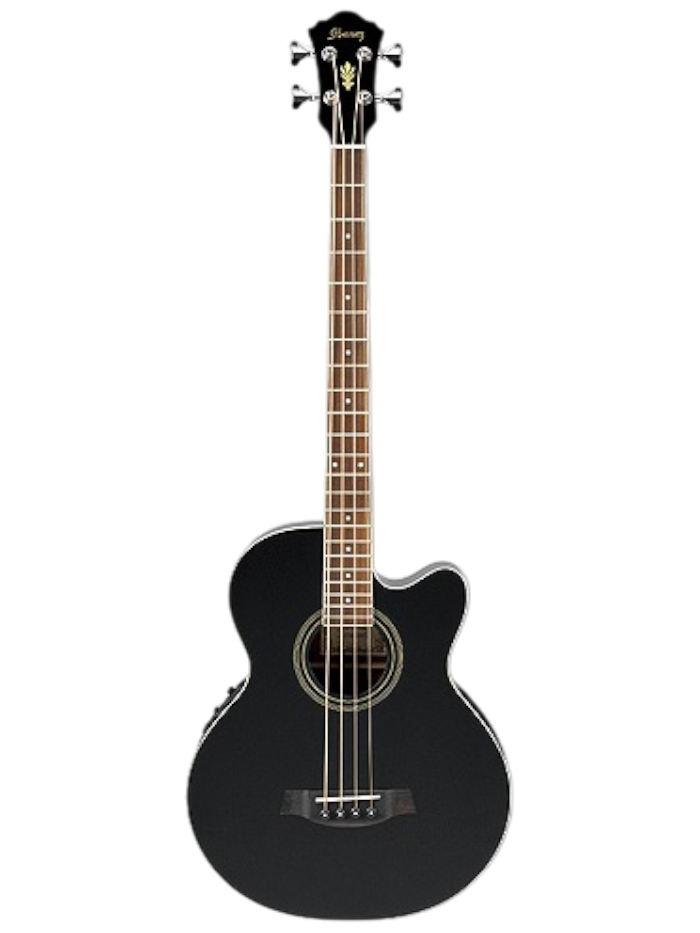 Электроакустическая бас-гитара Ibanez AEB8E-BK — общий вид