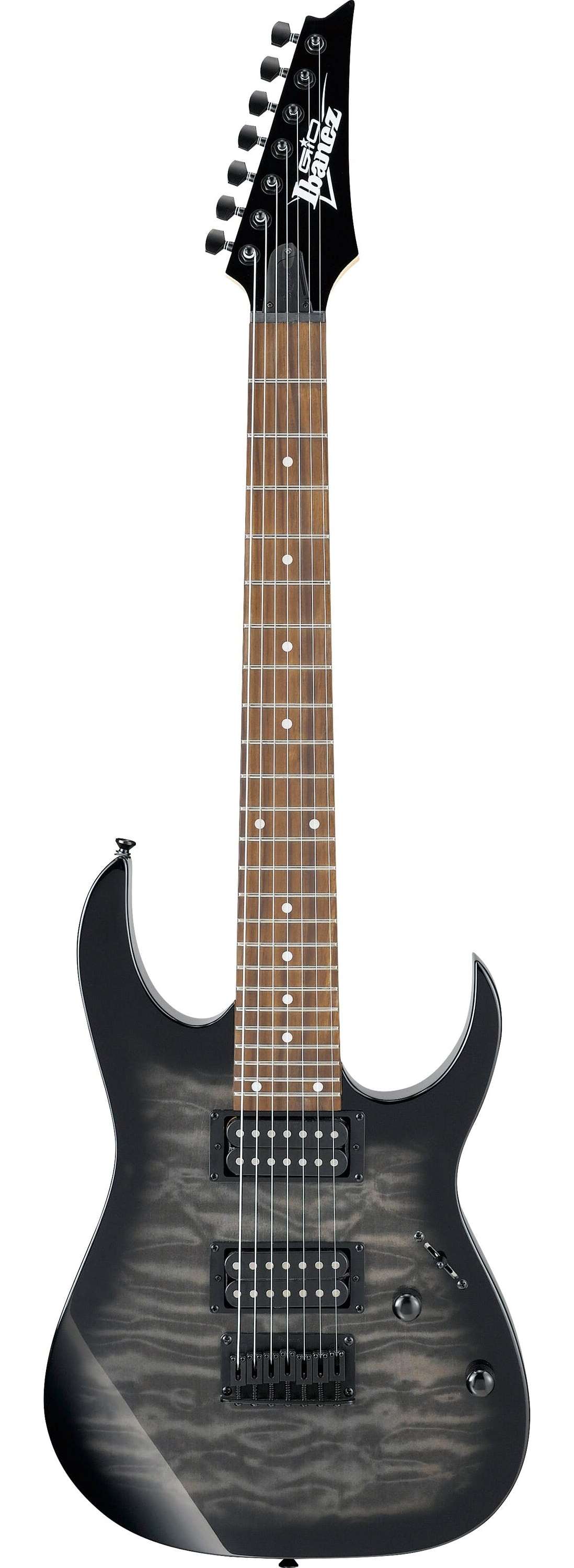 Электрогитара Ibanez GRG7221QA-TKS — корпус и детали
