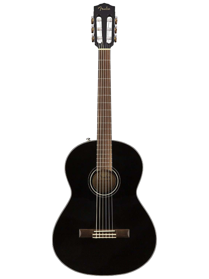 Классическая гитара Fender CN-60S Black — общий вид