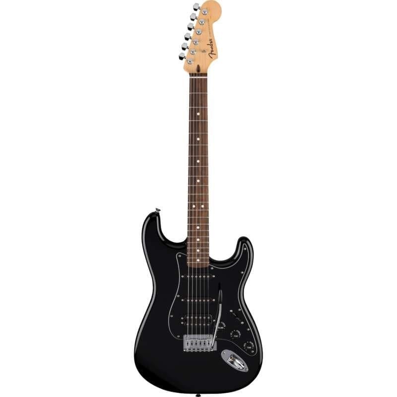 Электрогитара Fender Standard Stratocaster HSS LRL Black — корпус и детали