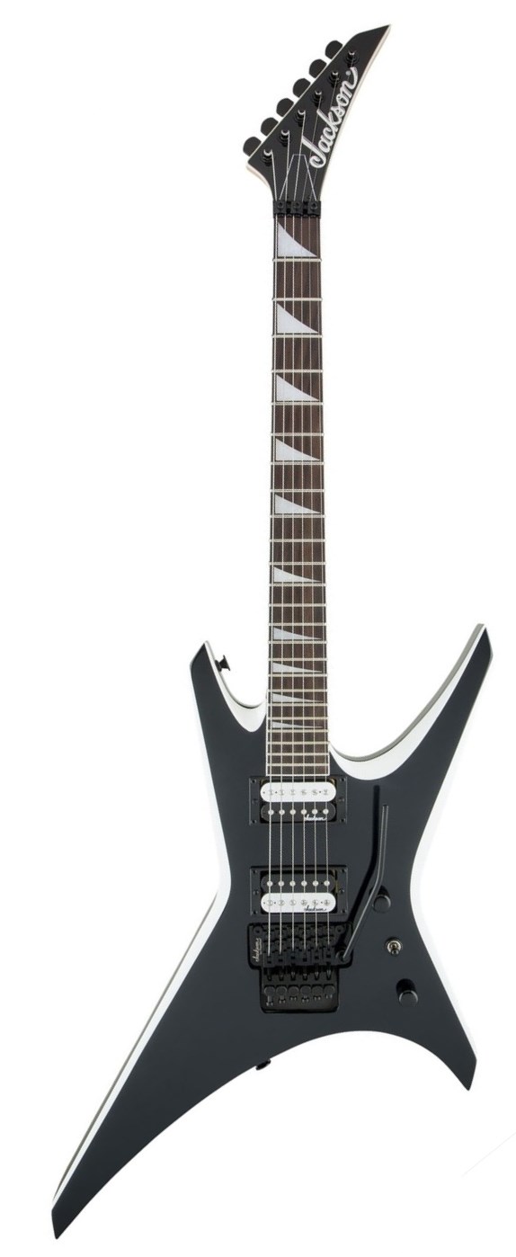 Электрогитара Jackson JS32 Warrior Black / White Bevels — корпус и детали