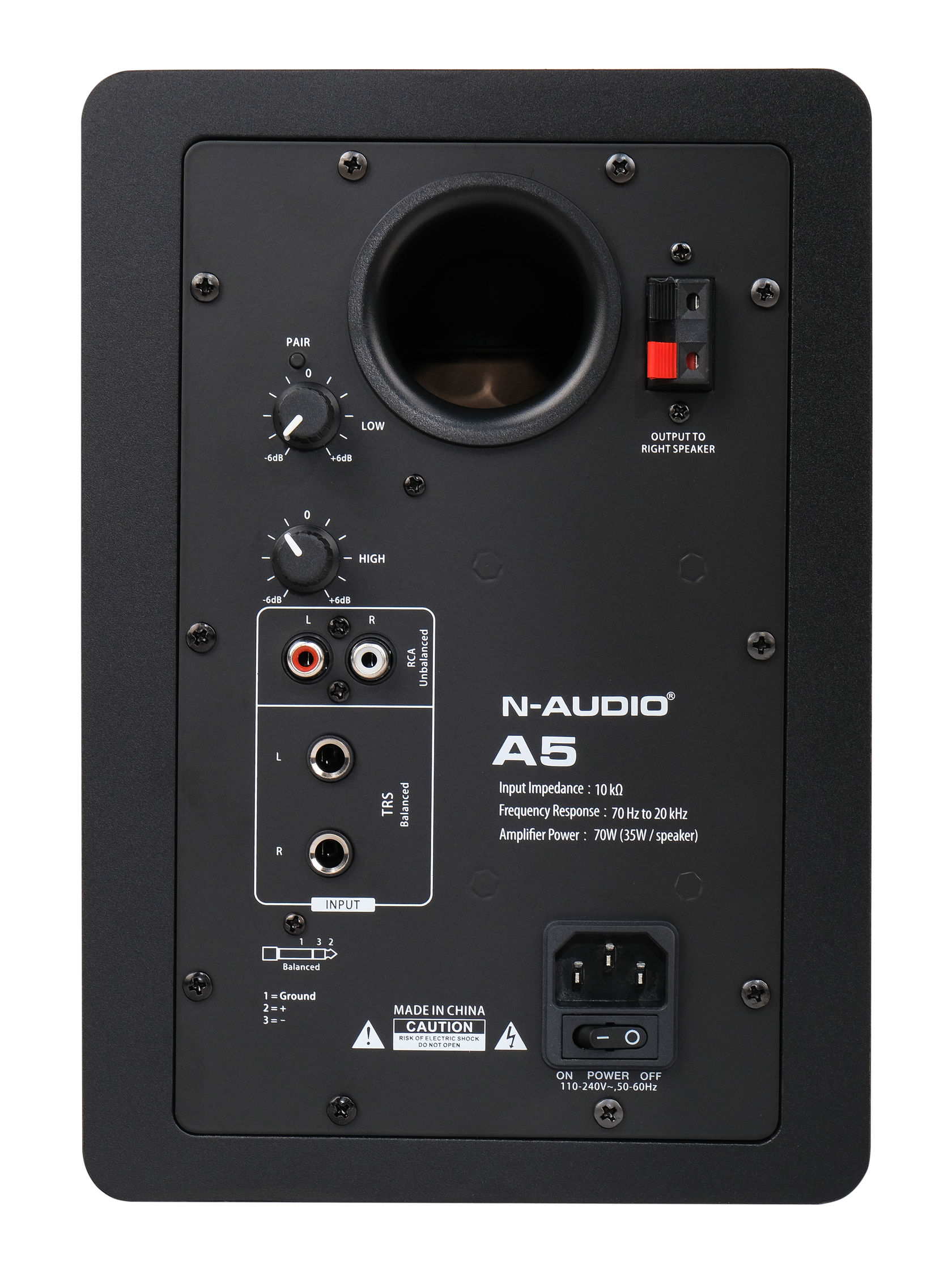 Студийные мониторы N-Audio A5 — корпус и детали - фото 4
