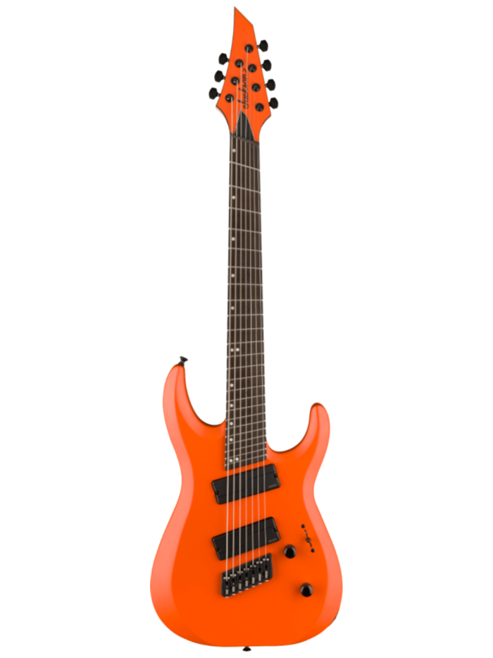 Электрогитара Jackson Pro Plus Dinky DK Modern HT7 MS Satin Orange Crush — общий вид