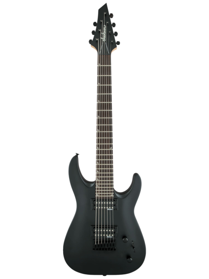 Электрогитара Jackson JS22-7 Dinky DKA Satin Black — общий вид