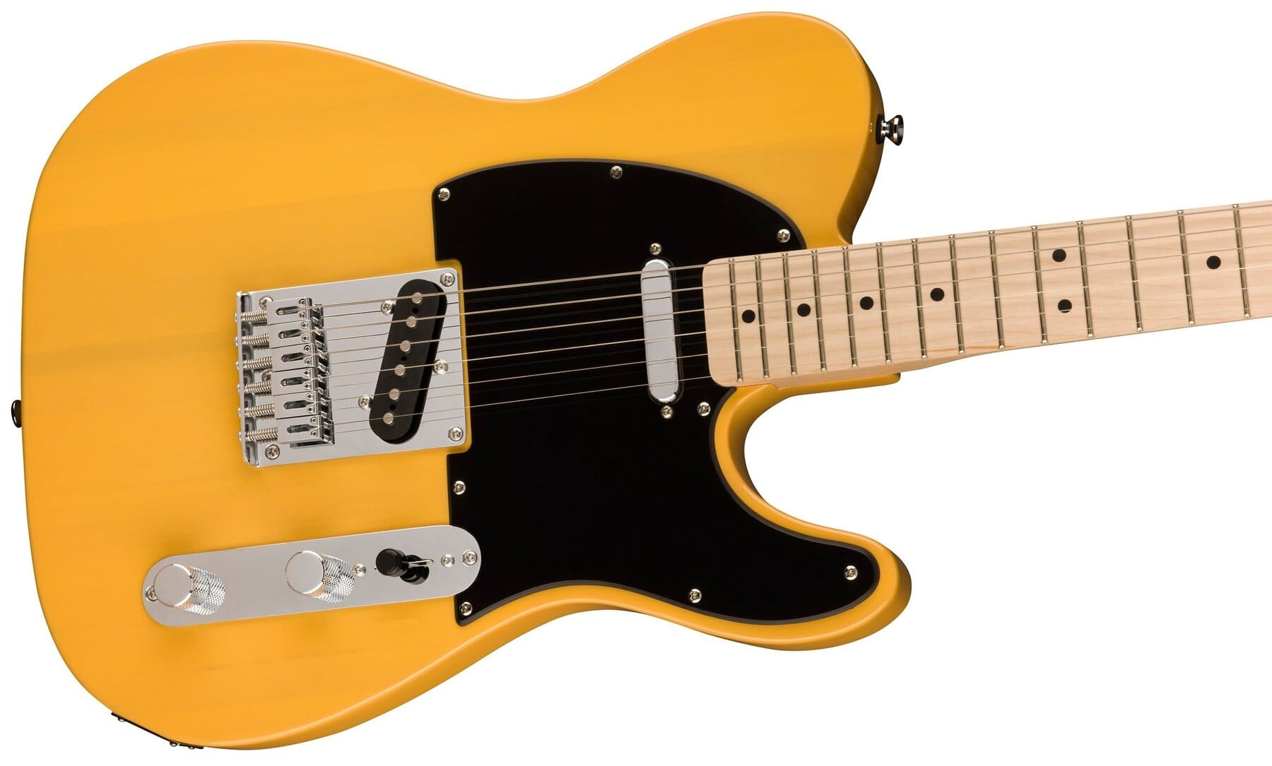 Электрогитара Squier Sonic Telecaster MN Butterscotch Blonde — корпус и детали - фото 2
