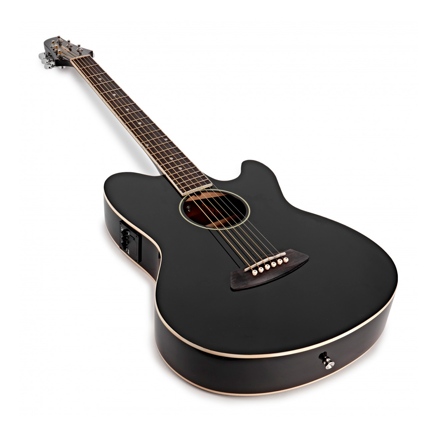 Электроакустическая гитара Ibanez TCY10E-BK — корпус и детали - фото 1