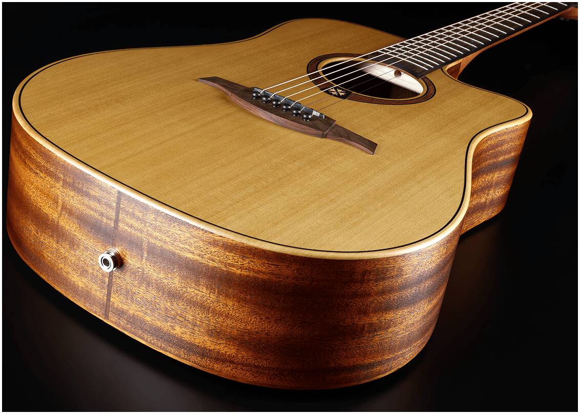 Электроакустическая гитара Lag T-170D CE — корпус и детали - фото 4