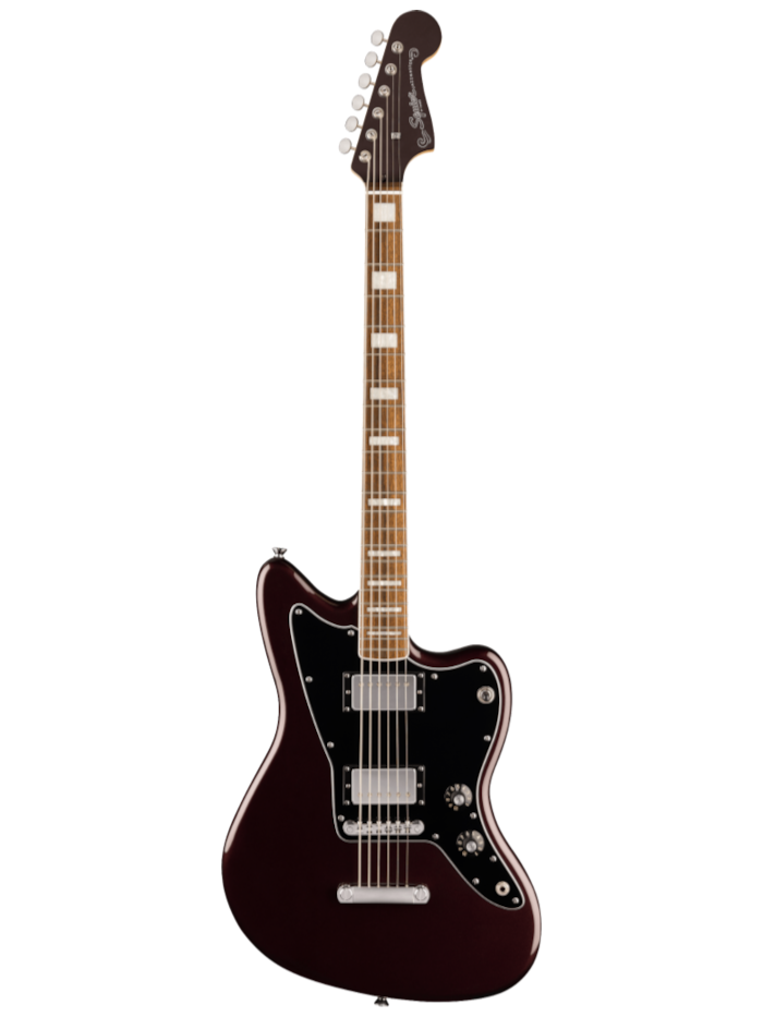 Электрогитара Squier Paranormal Baritone Jazzmaster HH LRL Oxblood — общий вид