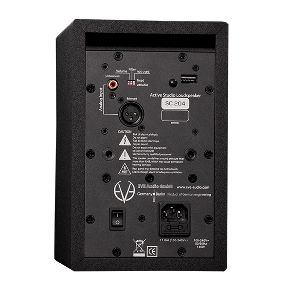 Студийный монитор EVE Audio SC204 — корпус и детали - фото 1