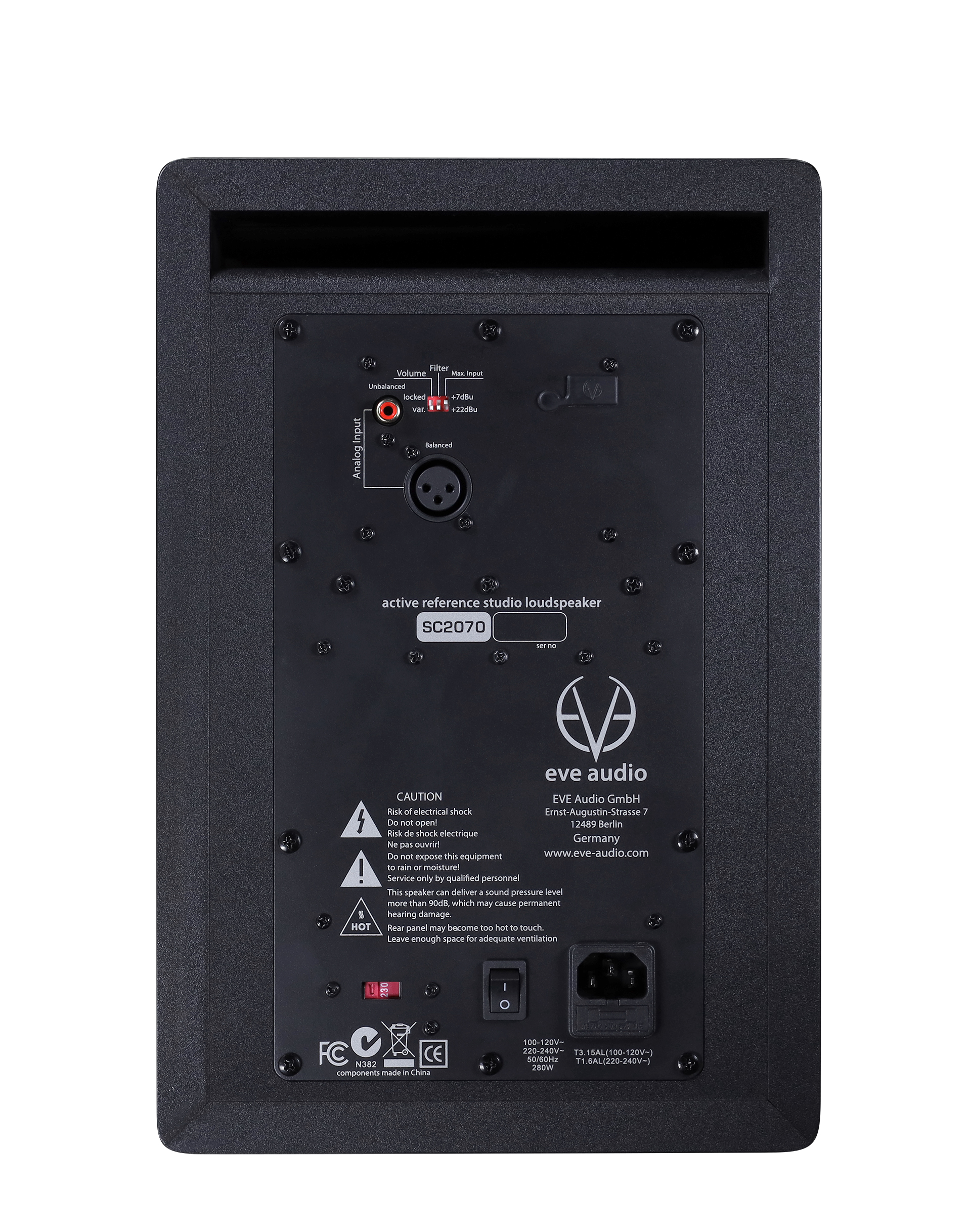 Студийный монитор EVE Audio SC2070 — корпус и детали - фото 4