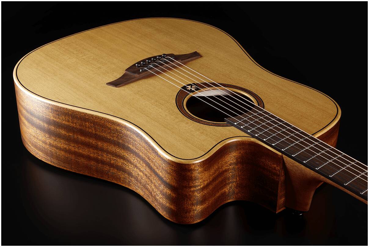 Электроакустическая гитара Lag T-170D CE — корпус и детали - фото 6