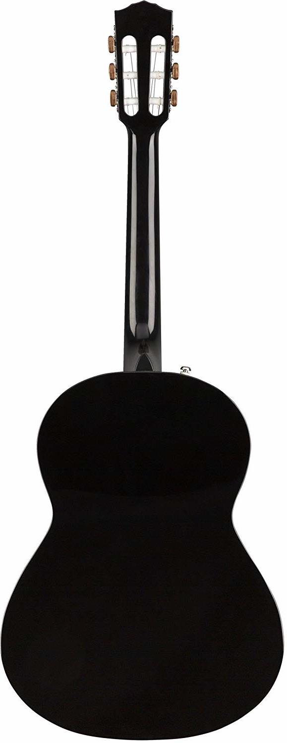 Классическая гитара Fender CN-60S Black — корпус и детали - фото 1