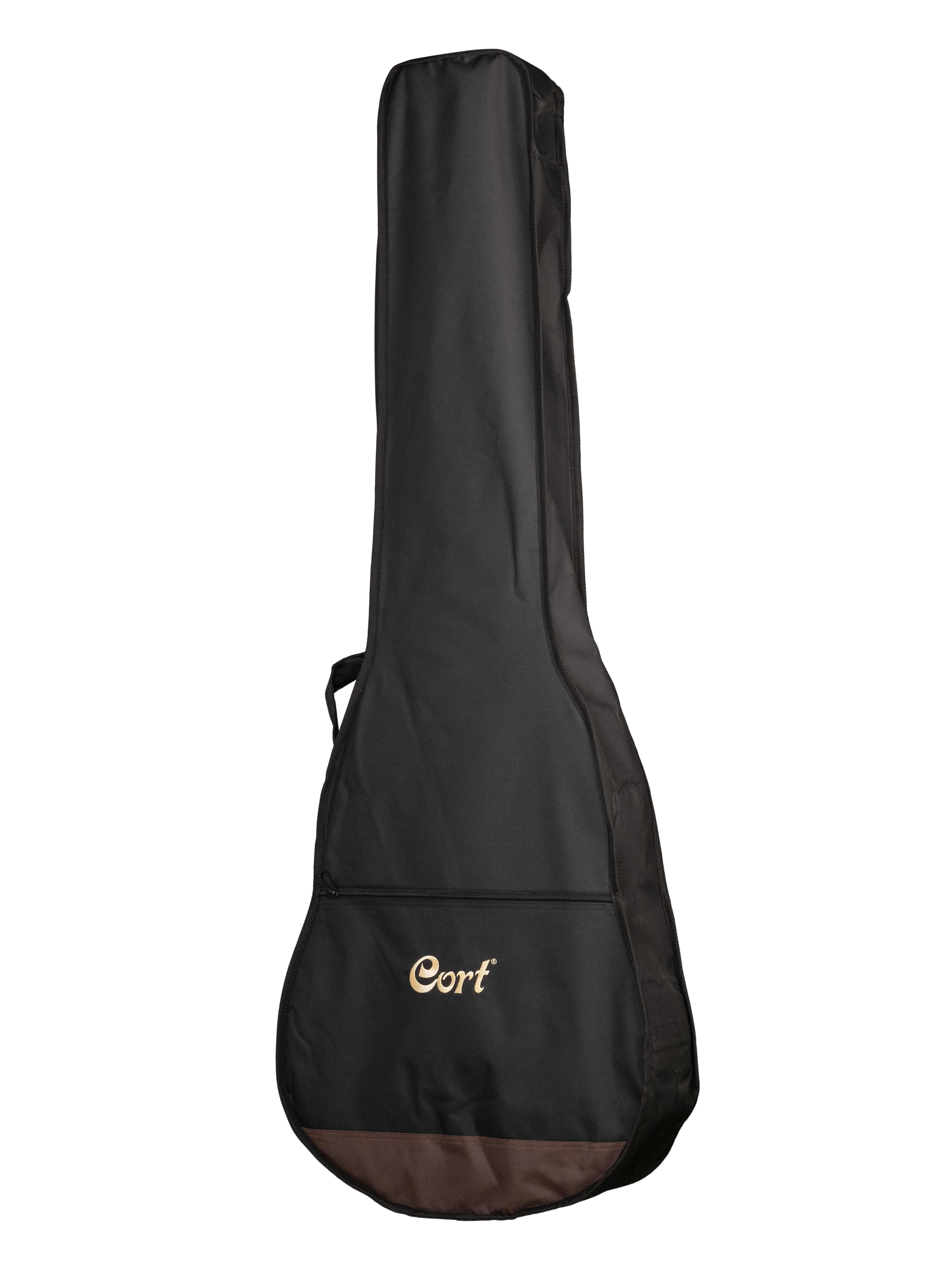 Акустическая бас-гитара Cort AB850F-BK-BAG — детальное фото - фото 7
