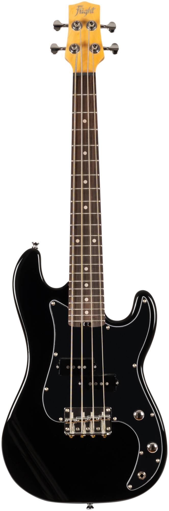 Бас-гитара Flight Mini Bass Lite BK — корпус и детали - фото 1