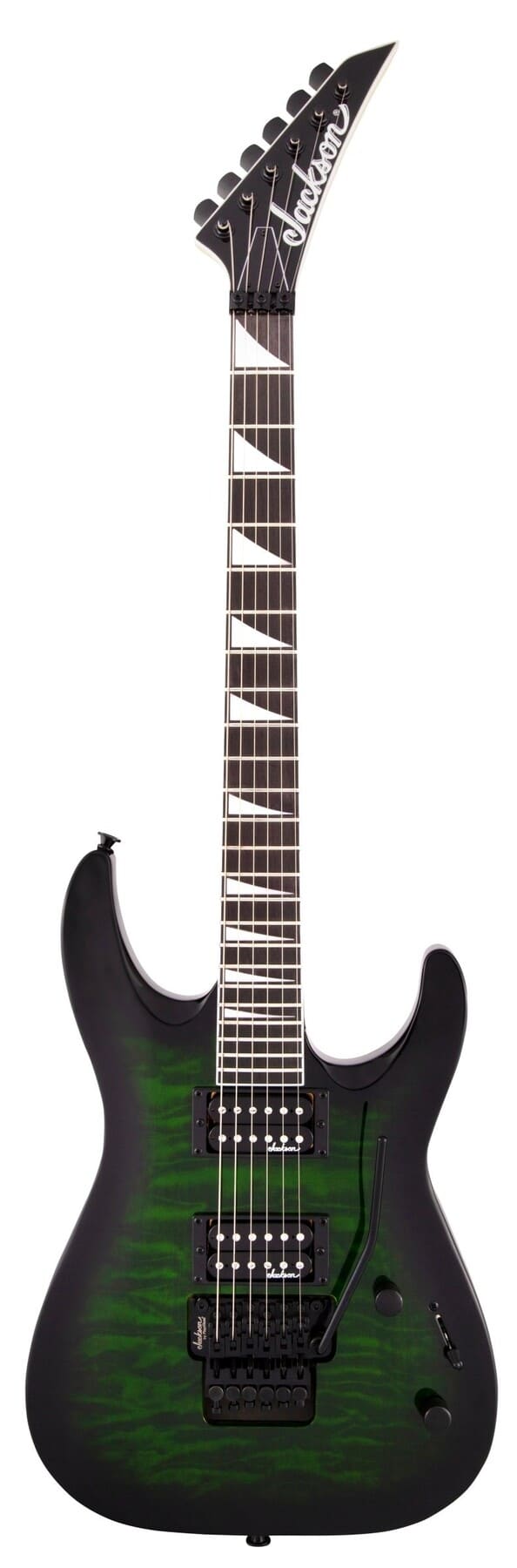 Электрогитара Jackson JS32Q Dinky DKA Green Burst — корпус и детали