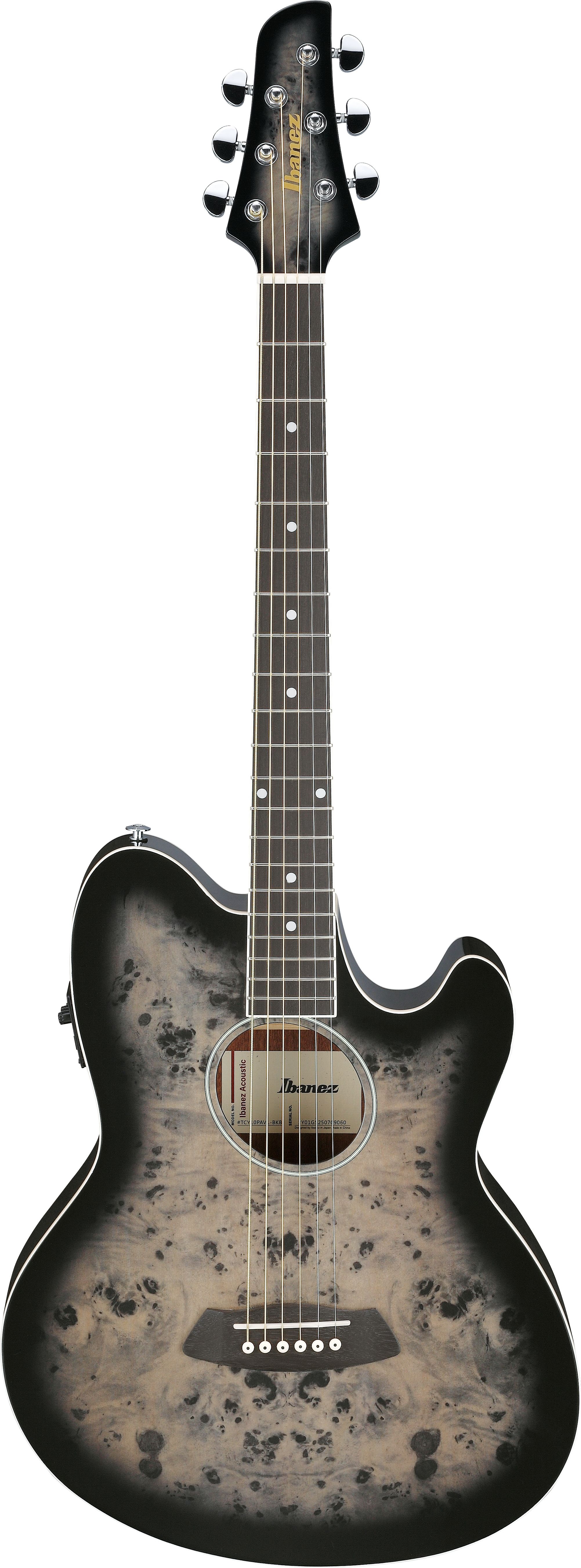 Электроакустическая гитара Ibanez TCY10PA-BKB — корпус и детали
