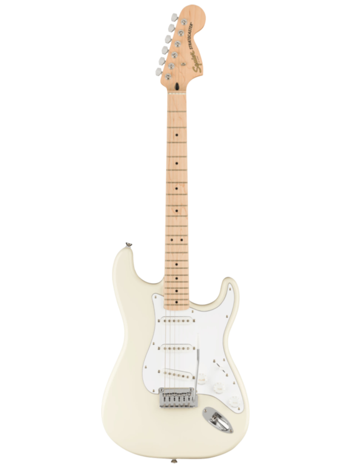 Электрогитара Squier Affinity Stratocaster MN Olympic White — общий вид