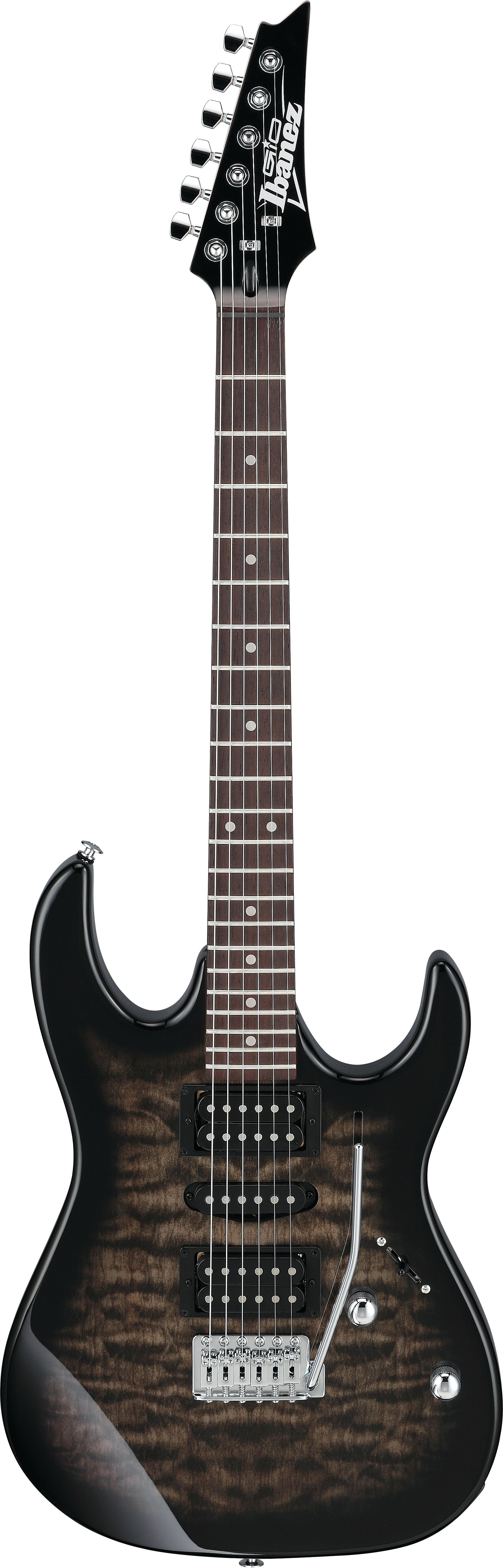 Электрогитара Ibanez GRX70QA-TKS — корпус и детали