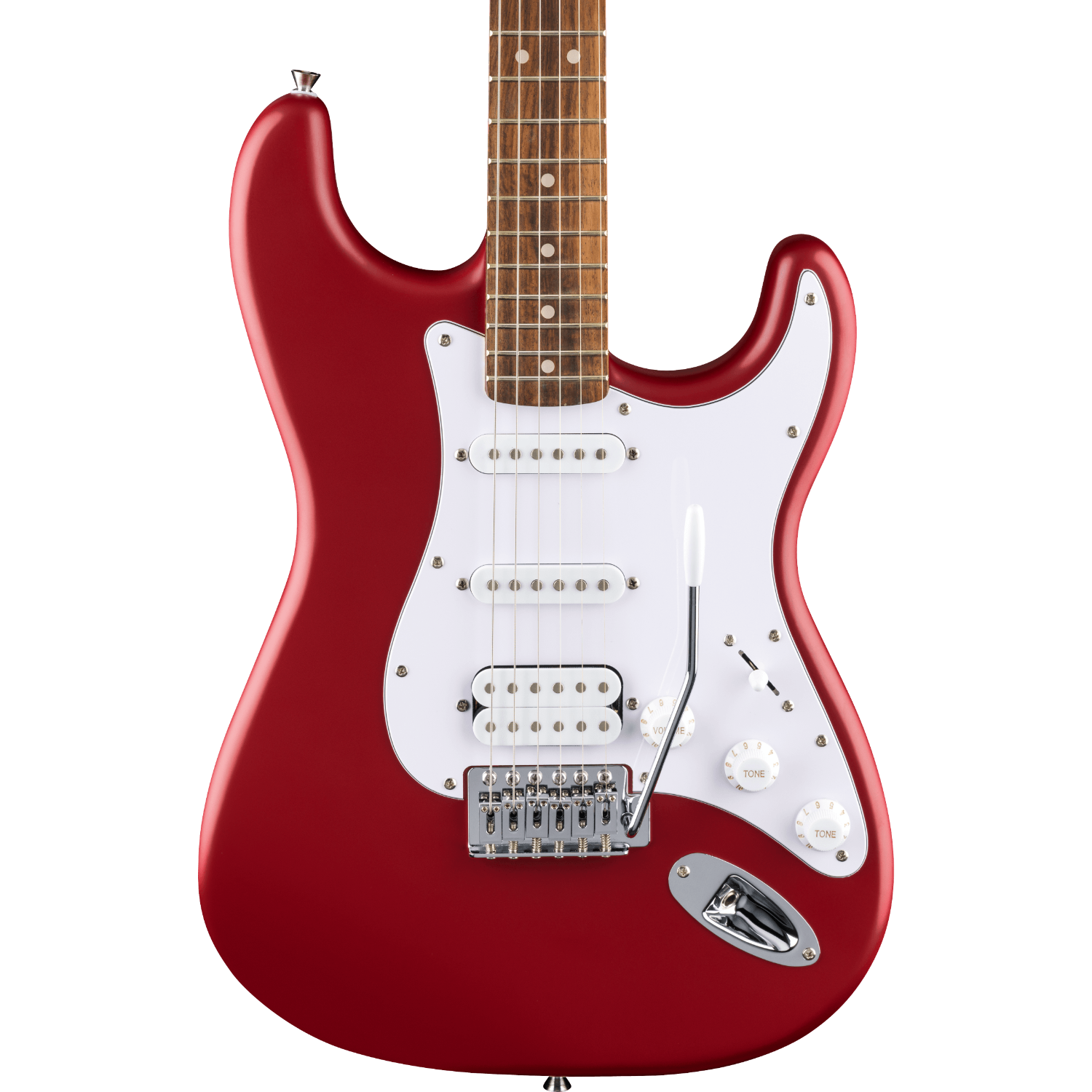 Электрогитара Squier DEBUT Stratocaster HSS LRL DKR — корпус и детали - фото 1