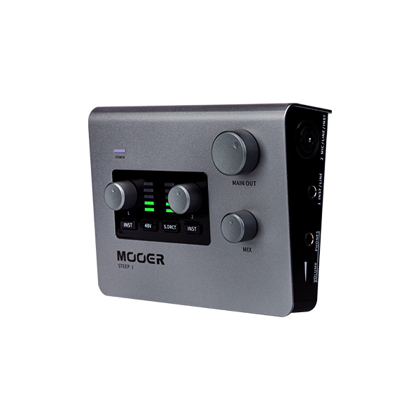 USB-аудиоинтерфейс Mooer MA50 STEEP I — разъёмы и органы управления - фото 6