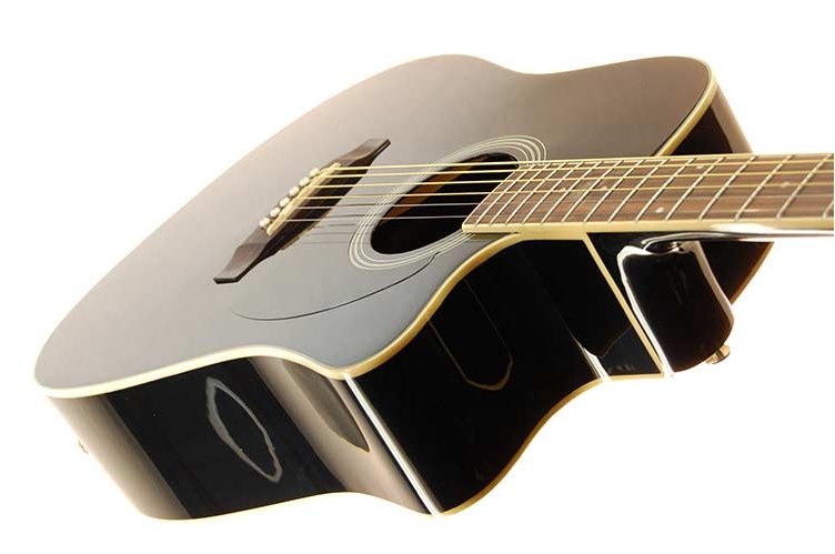 Электроакустическая гитара Ibanez PF15ECE-BK — корпус и детали - фото 3