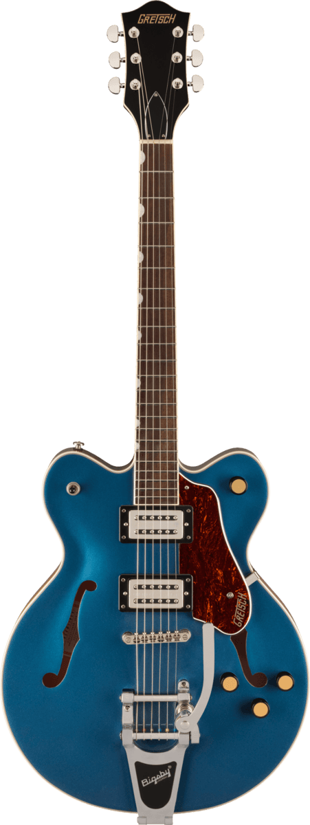 Полуакустическая гитара Gretsch G2622T Streamliner Dark Denim — корпус и детали