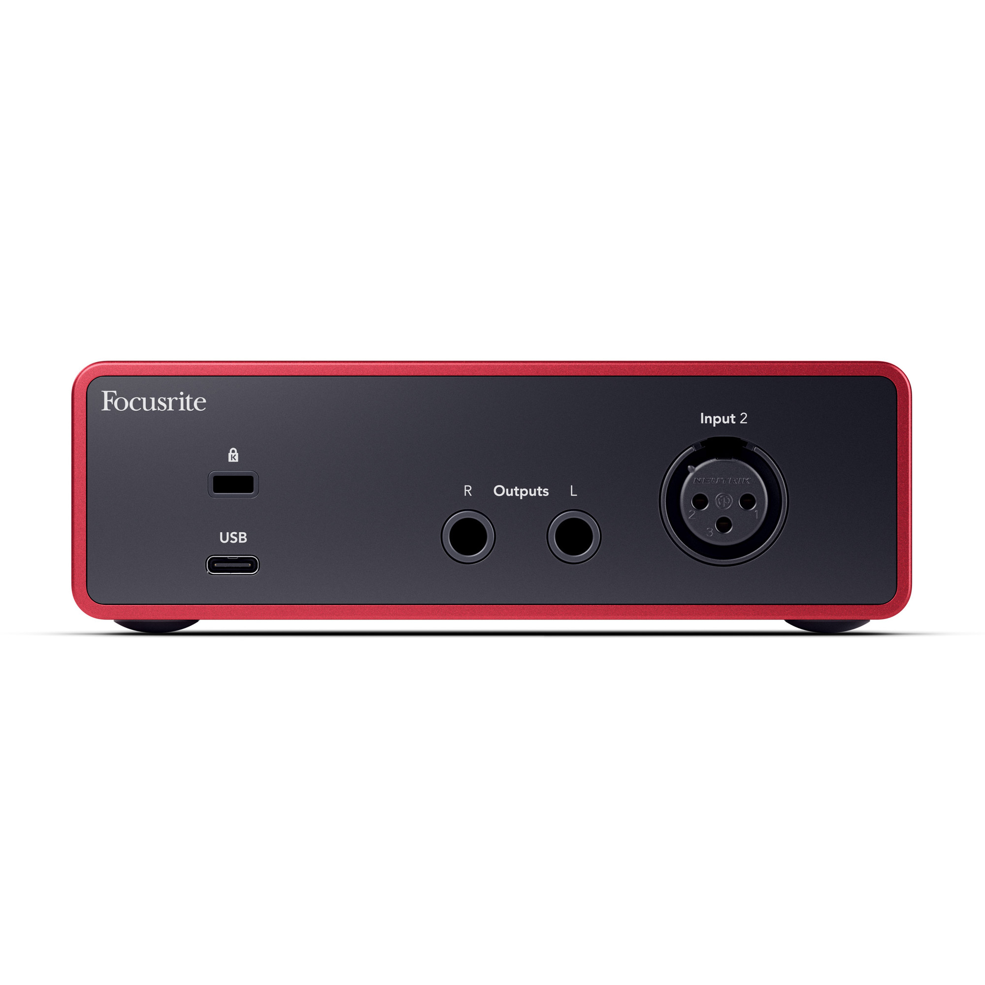 USB-аудиоинтерфейс Focusrite Scarlett Solo 4th gen — разъёмы и органы управления - фото 1