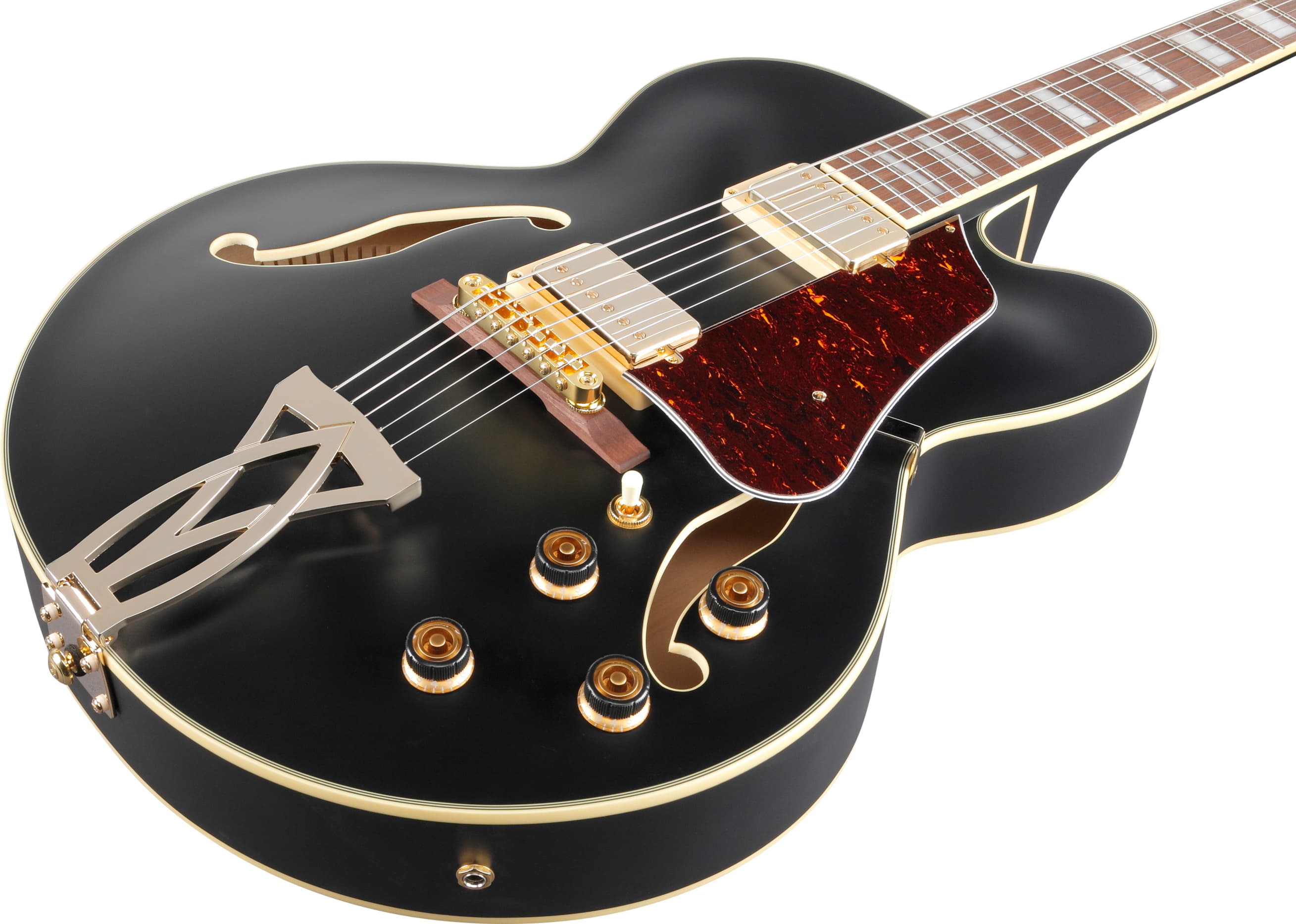 Полуакустическая гитара Ibanez AF75G-BKF — корпус и детали - фото 6