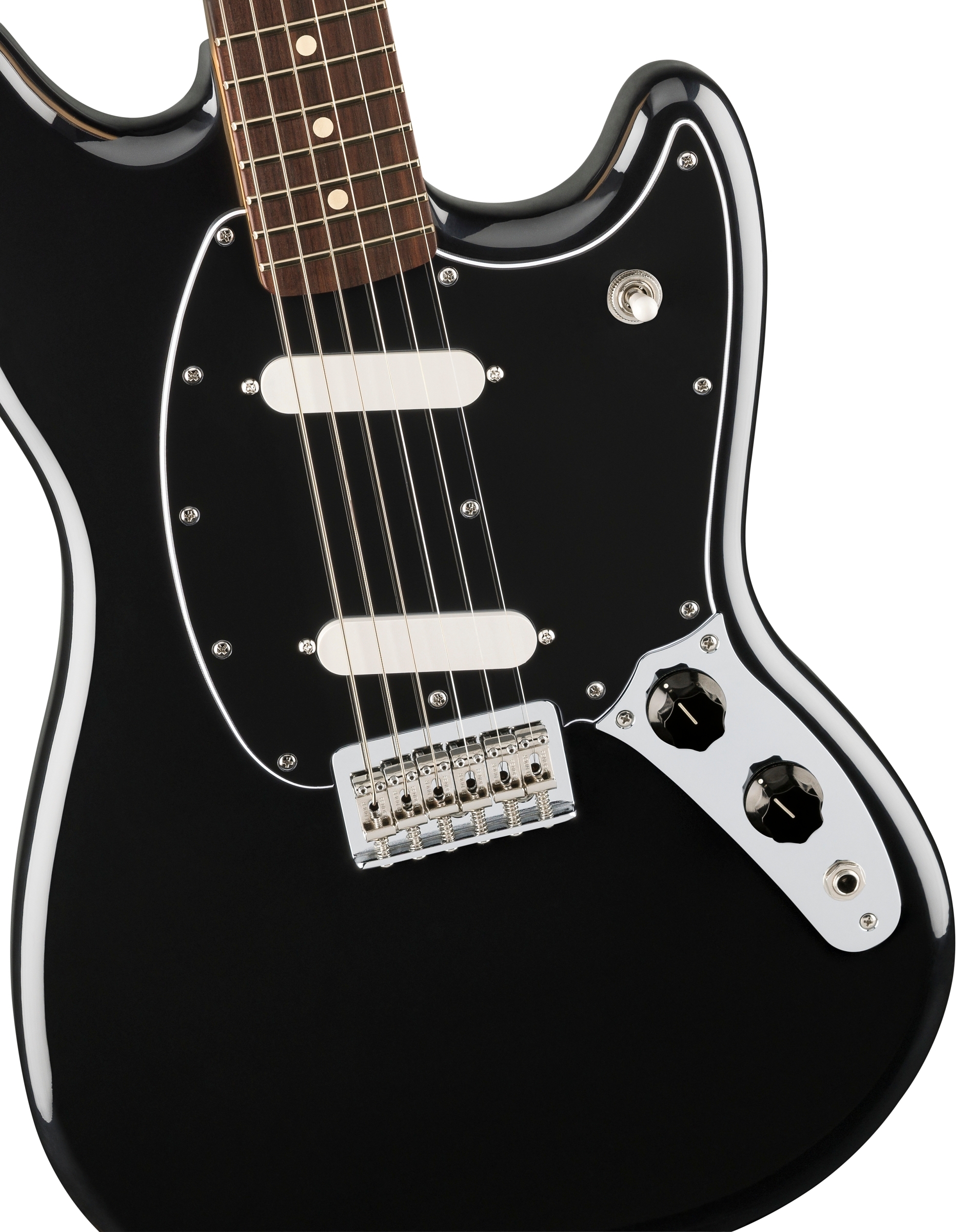 Электрогитара Fender Player II Mustang RW Black — корпус и детали - фото 2