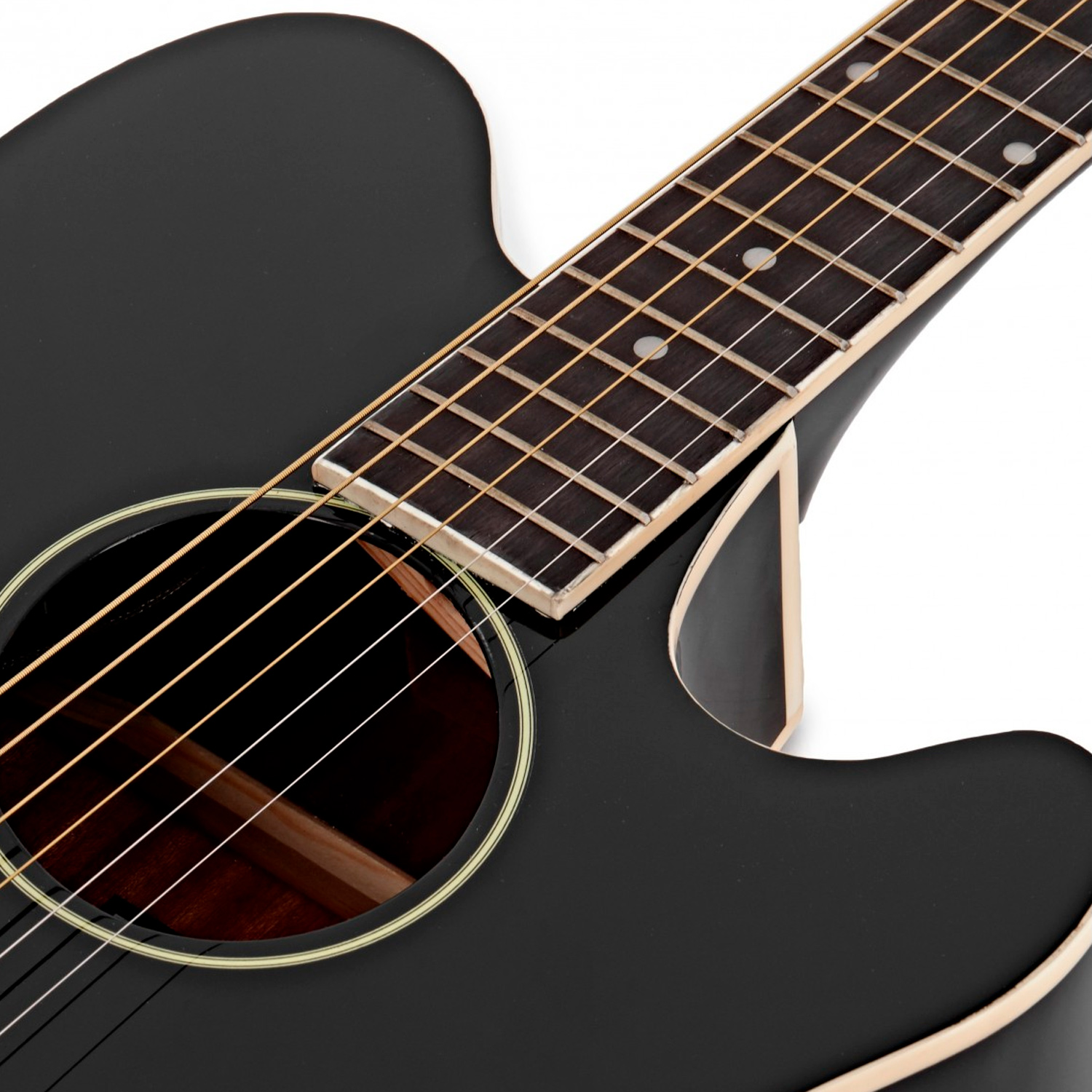 Электроакустическая гитара Ibanez TCY10E-BK — корпус и детали - фото 5