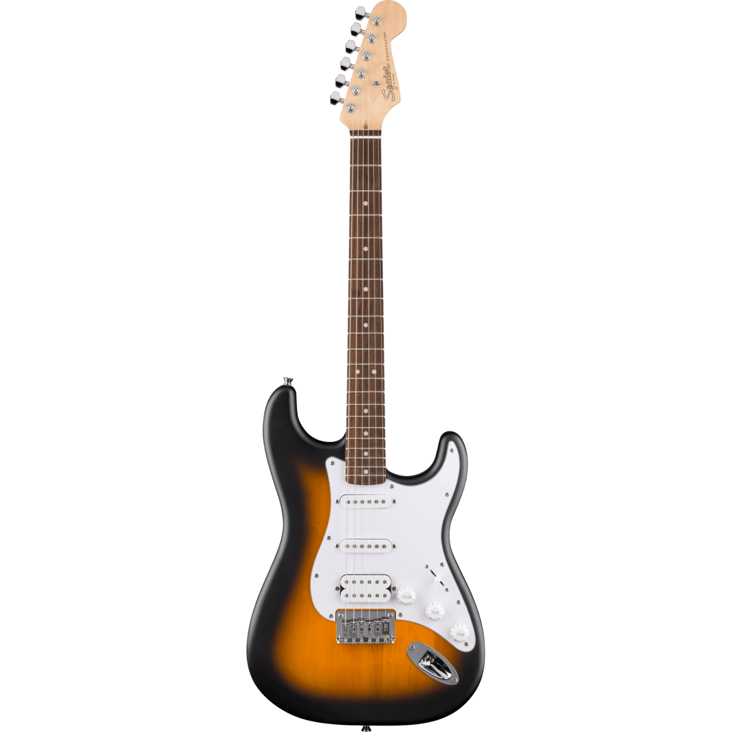 Электрогитара Squier DEBUT Stratocaster HT HSS LRL 2TS — корпус и детали